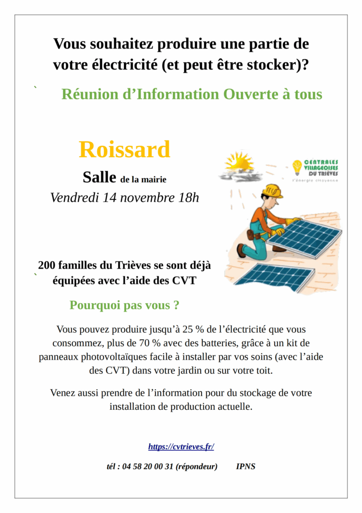 affiche reu publique ACI 14/11 Roissard